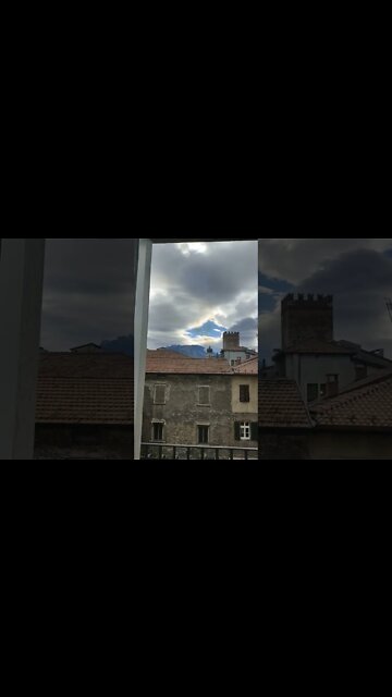 Fighter Jets showing off over Trento