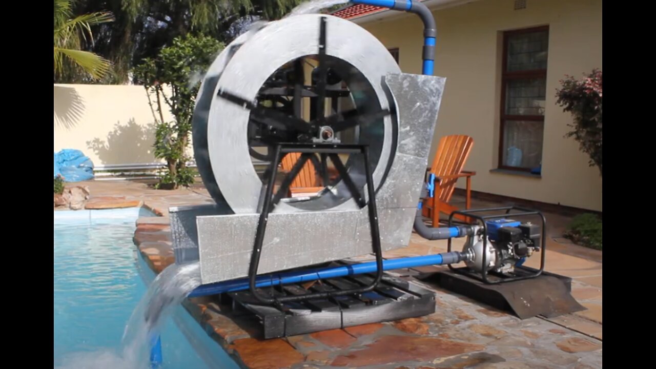 Self Runing Water Wheel Generator