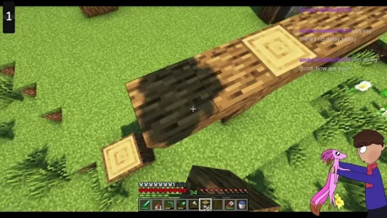 Tjwolf12's Adventure EP 3 (Building a sheep pen)