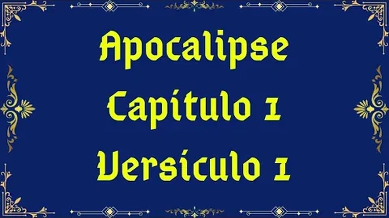 Como se diz Apocalipse 1:1 em Hebraico?