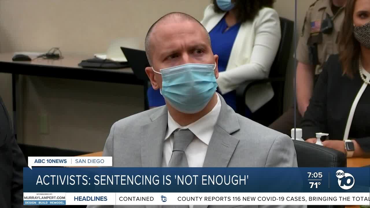 Local response to Chauvin sentence