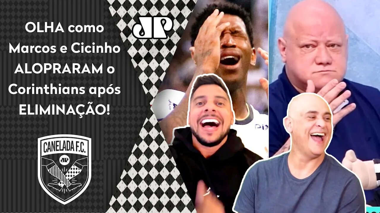 VAMOS RIR? São Marcos e Cicinho ALOPRAM Ronaldo Giovanelli e o Corinthians ELIMINADO pelo Ituano!