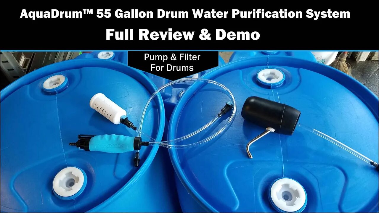 AquaDrum Water Purification System Review