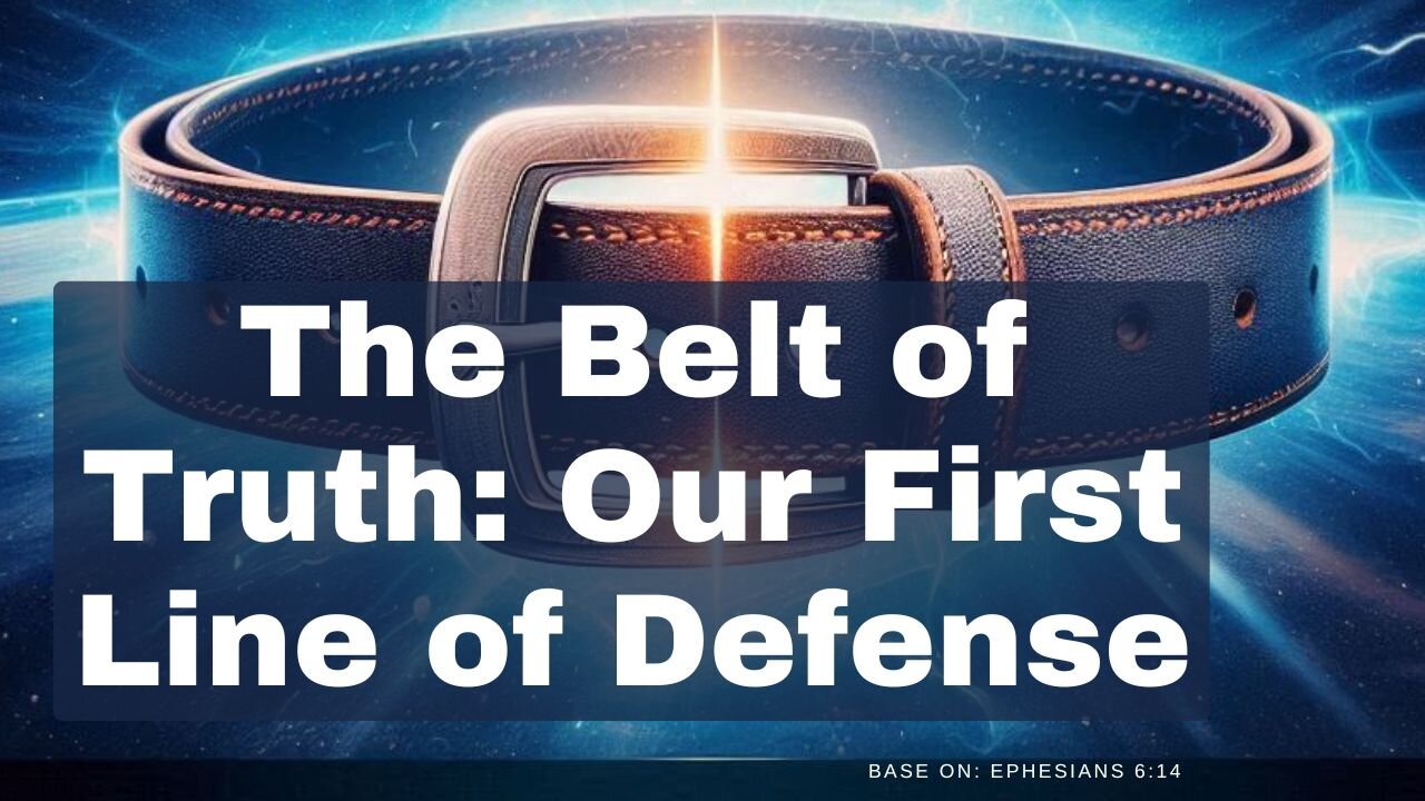 The Belt of Truth: Our First Line of Defense