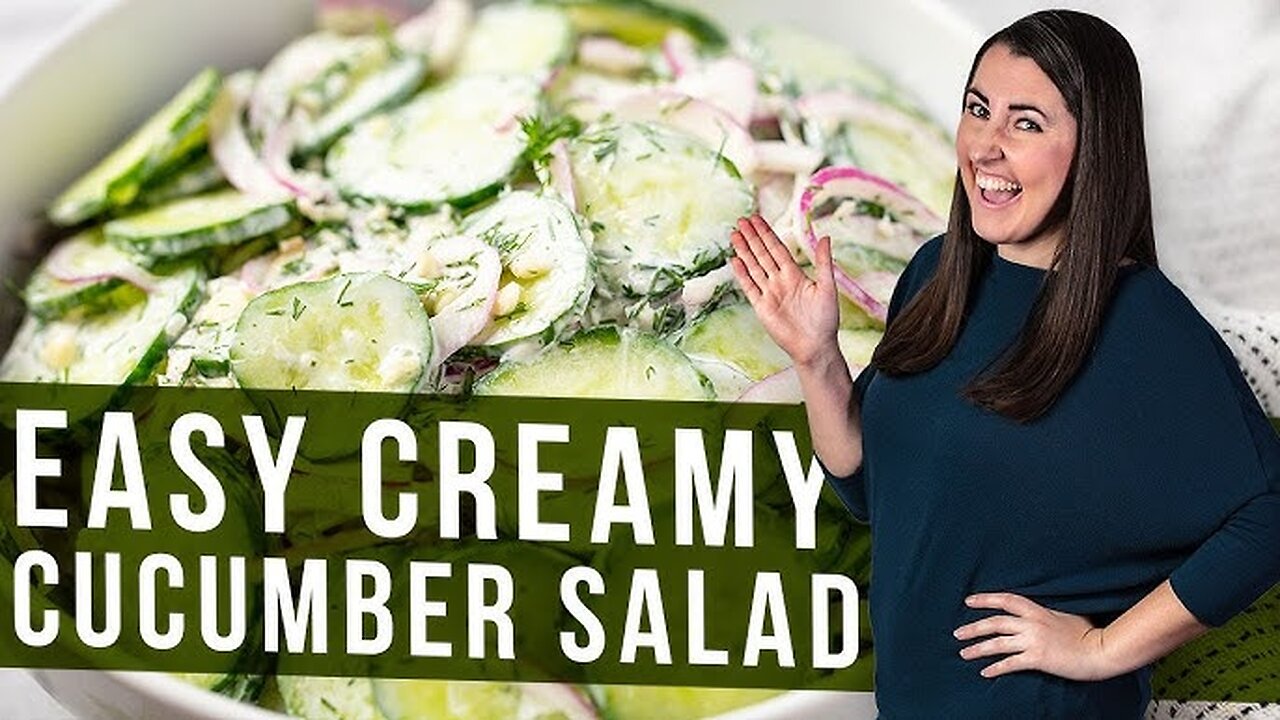 How to Make Creamy Cucumber Salad