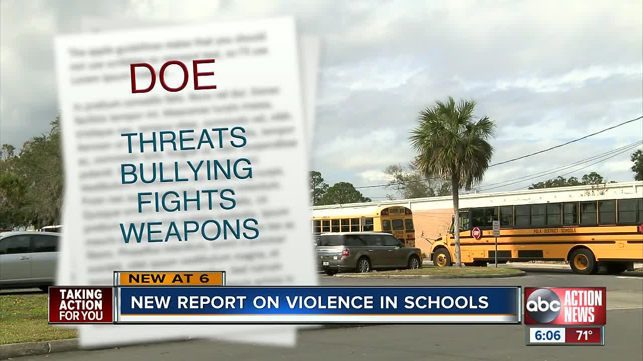 Numbers show FL school violence is trending down, local parents still concerned