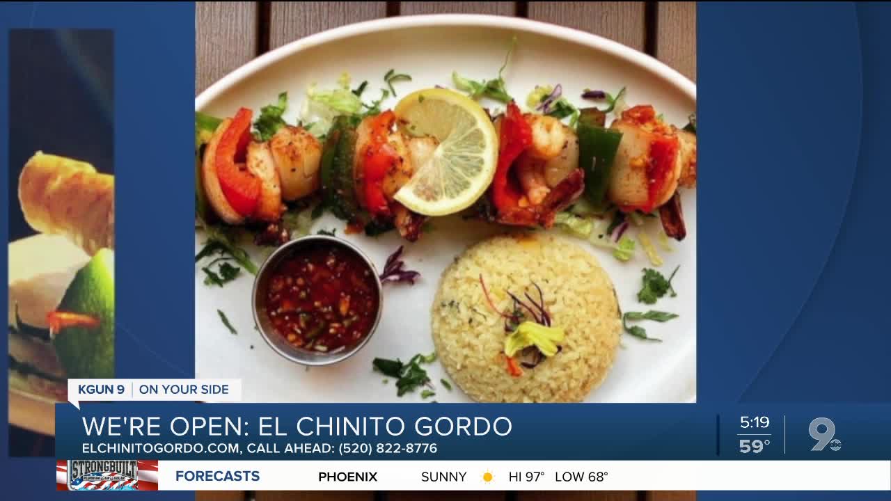 El Chinito Gordo offering takeout fare