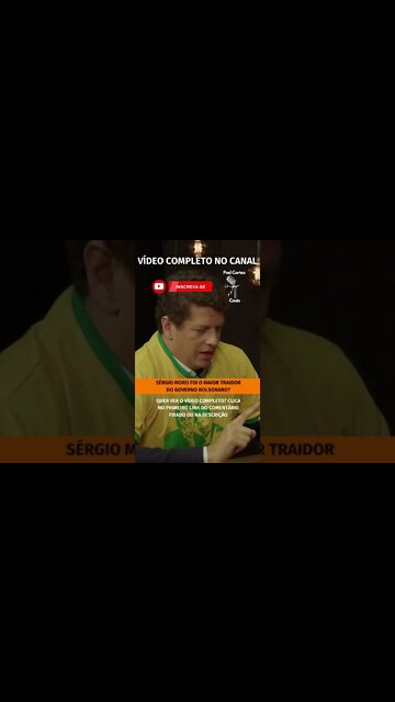 SERGIO MORO TRAIDOR? #shorts #moro #sergiomoro #sérgiomoro #bolsonaro #governo #eleições2022