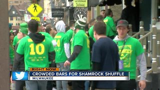 Thousands pack the streets of Milwaukee for the 10th Annual Shamrock Shuffle