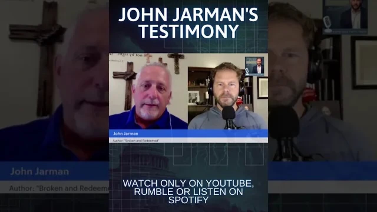 John Jarman tells his story of redemption.