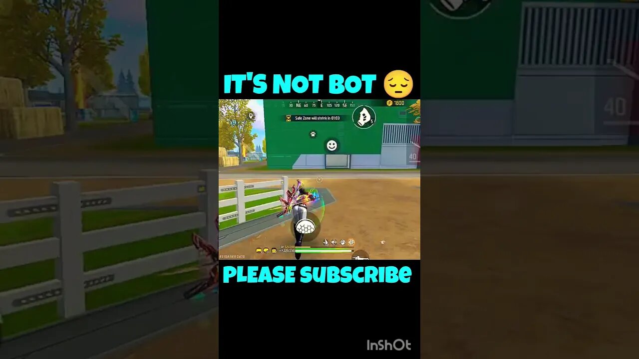 It's bot not bro this real gameplay #shorts #freefire #viral #fkg #ffshorts #ff #freefirevideo