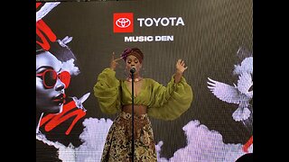 Jade Novah performs in the Toyota Music Den at One Musicfest