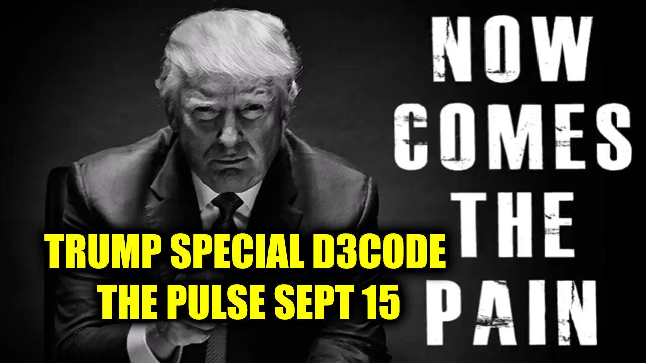 Trump Special Decode - The Pulse - Now Comes The Pain - 9/16/24..