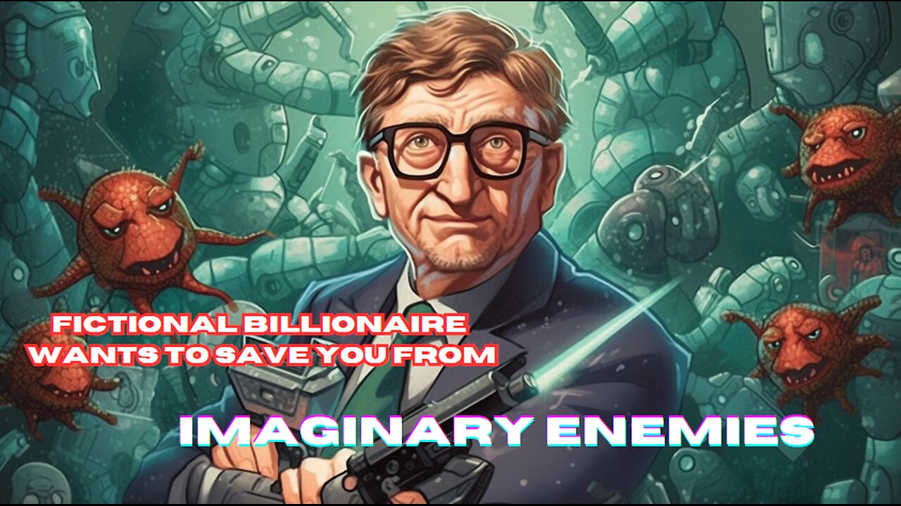 Bill Gates: The Fictional Billionaire Wants to Save You From Imaginary Enemies #questioneverything