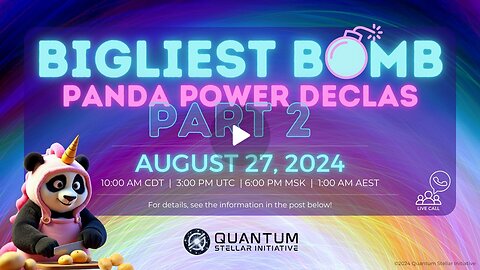 Bigliest Bomb Part2 - Religious Declas - Jesus - 7 Seals - Bible - Stellar Aug 27, 2024