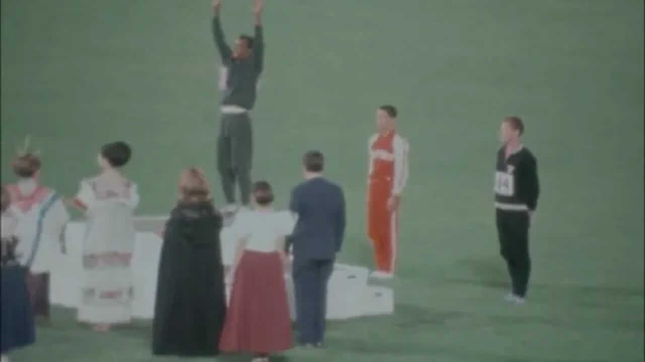 Mamo Wolde won in Marathon, Mexico Olympics, October 1968