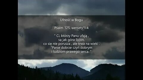 Ufność w Bogu Psalm 125, wersety 1 i 4