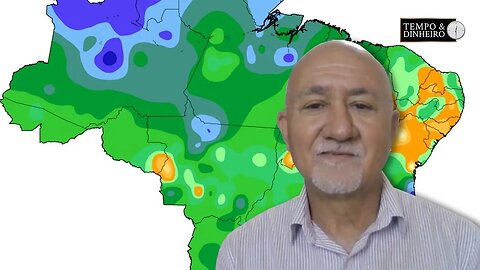 Chuvas intensas no PR e sudoeste de SP, sem chuva entre BA, MG e GO