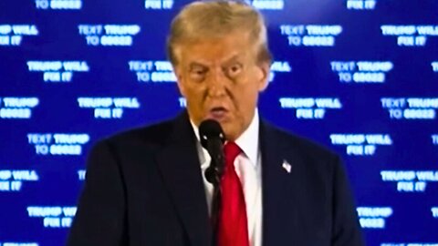 WATCH: Trump Goes After Kamala's Character During Mar-a-Lago Briefing