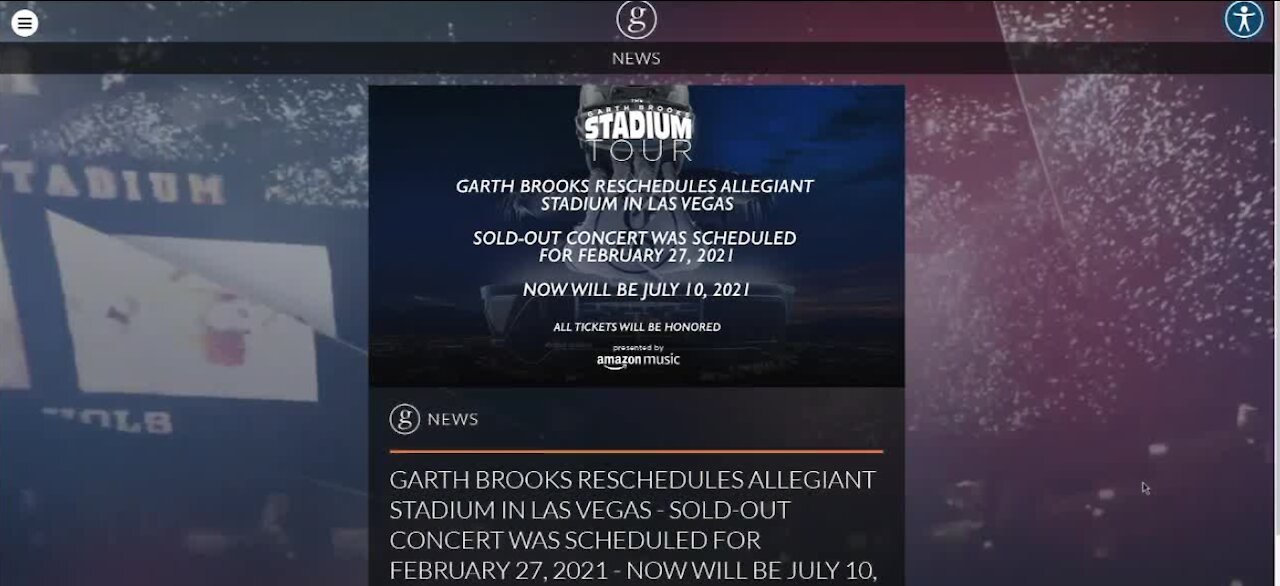 Garth Brooks Las Vegas concert moved to July 2021 due to pandemic