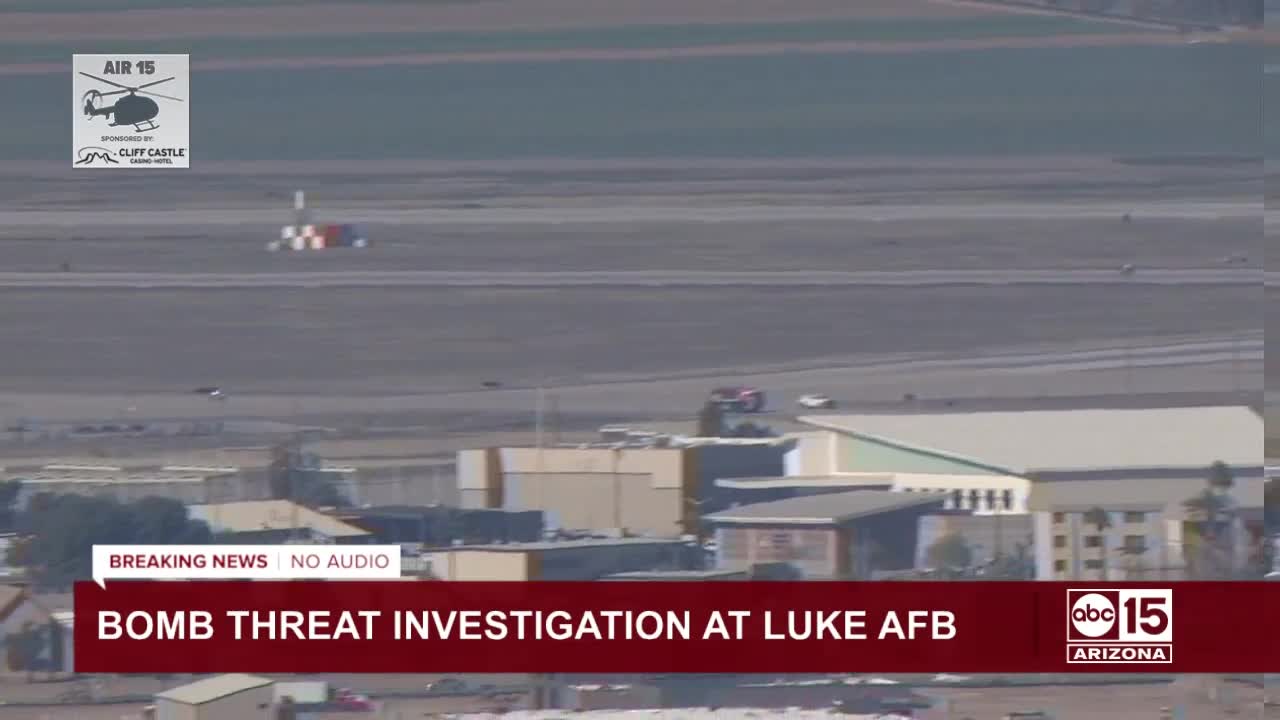 Bomb threat at Luke Air Force Base