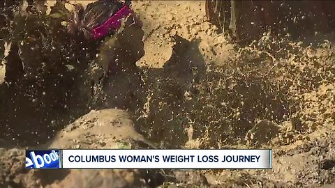 Woman loses more than 150 pounds to race as 'Muddy Princess'