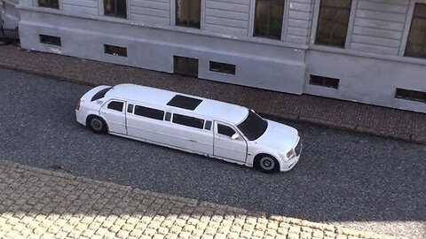 Outdoor Faller Car Chrysler 300c Limousine at Miniature City Madurodam Netherlands