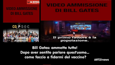 Bill Gates ammette Tutto! Dopo aver sentito parlare quest'uomo... come faccio a fidarmi del vaccino?