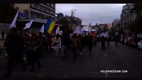 Kyiv, Ukraine Anti-Vaccine Protest - Oct. 2