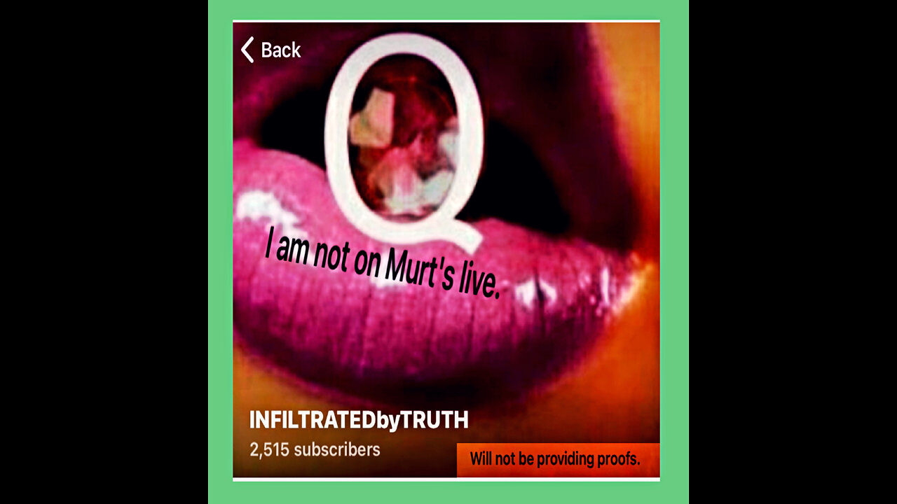 Imposter InfiltratedByTruth.. yes or no?