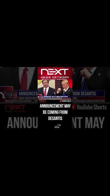 ANNOUNCEMENT MAY BE COMING FROM DESANTIS #shorts