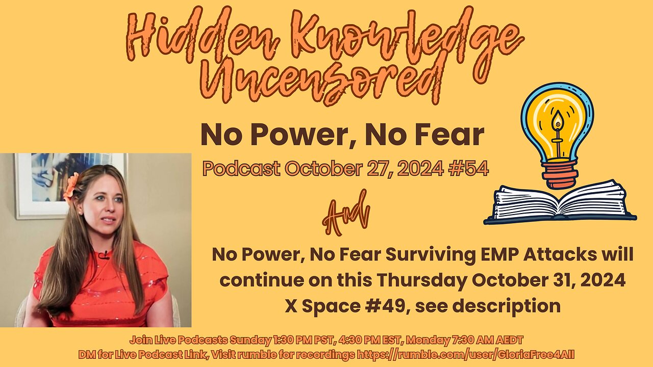 No Power, No Fear, Preparing & Surviving an EMP Attack