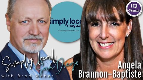 Angela Brannon-Baptiste LIVE on Simply Local San Diego With Brad Weber