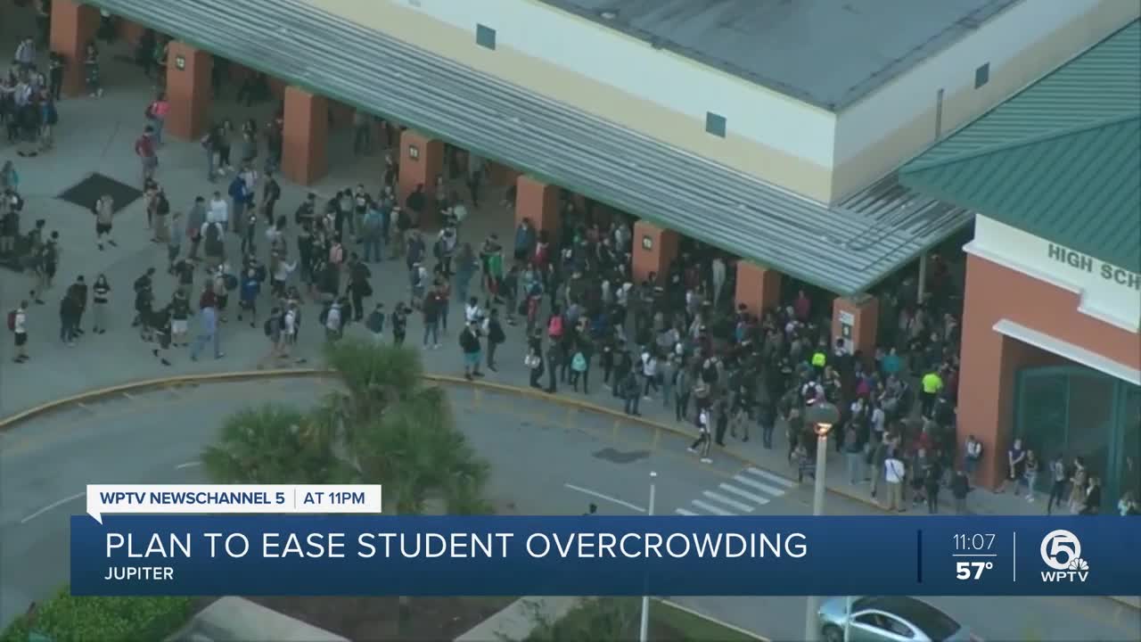 School District outlines plan to alleviate overcrowding at Jupiter High School