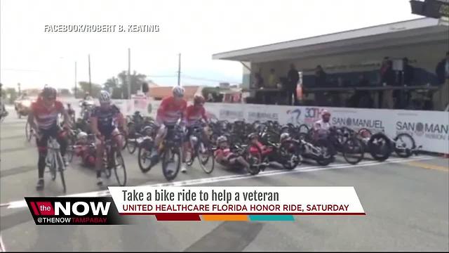 Helping local veterans could be as easy as riding a bike