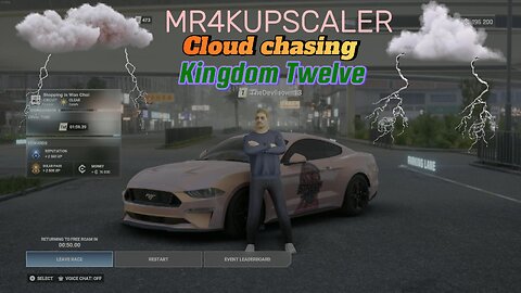 MR4KUPSCALER Cloud chasing Kingdom Twelve for views.