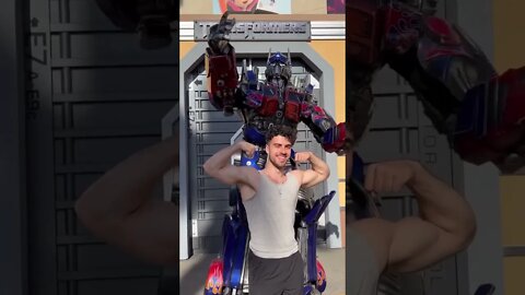 Optimus Prime Won This One #workoutgoals #muscle #shorts #fitness #youtubeshorts