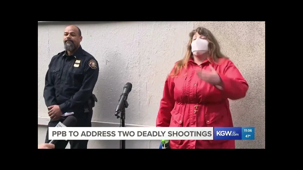 Portland Shooting: Police press conference SHUT DOWN by a woman that spreads conspiracy theories