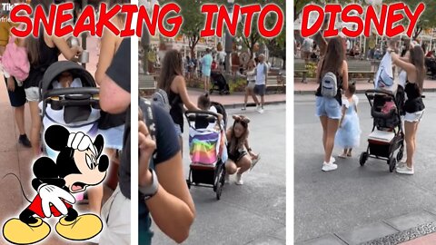 Disney Guests Sneaking in Children as Infants