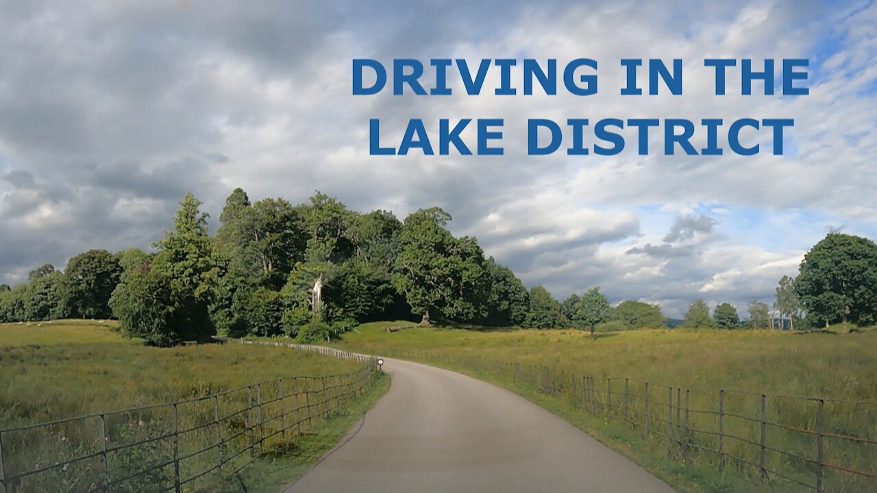 Driving in the Lake district to a castle