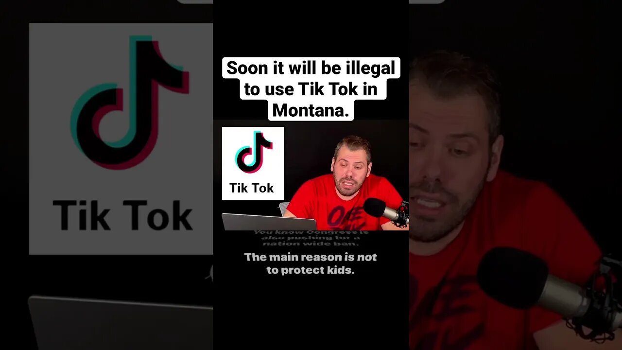 Soon it will be illegal to download Tik Tok in Montana #shorts