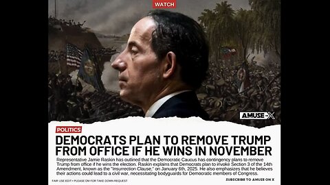 DEMOCRATS MALICIOUS PLANS🎭🎪🧛‍♂️TO REMOVE TRUMP IF HE WINS 2024 ELECTION🇺🇸🕺🗳️🏛️💫