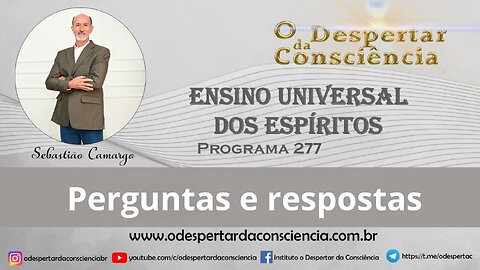 ENSINO UNIVERSAL DOS ESPÍRITOS - PROGRAMA 277.