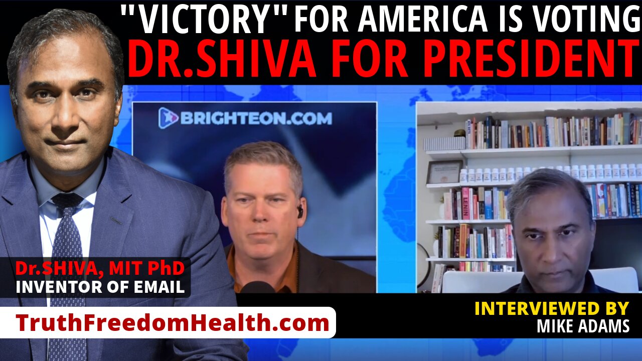 Dr.SHIVA™ LIVE: "Victory" for America is Voting Dr.SHIVA for President