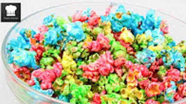 How to make rainbow popcorn