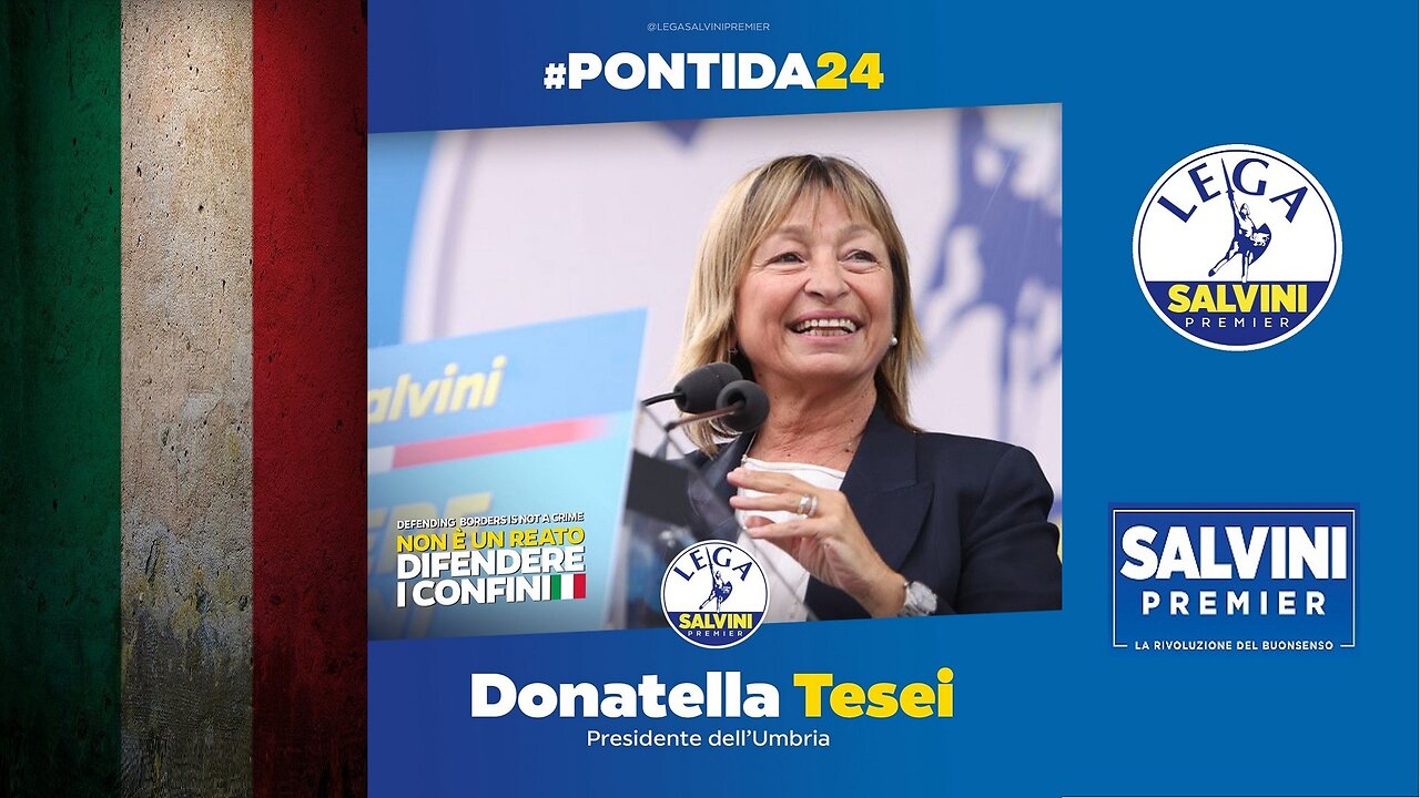 🔴 Donatella Tesei - #Pontida #Pontida2024