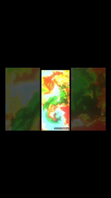 Magic fluids app for Android. Flames
