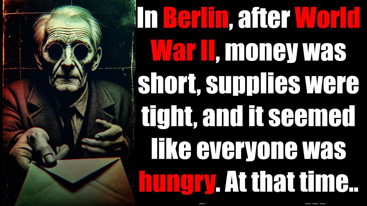 In Berlin, after World War II, money was short, supplies were tight, and it seemed like everyone ...