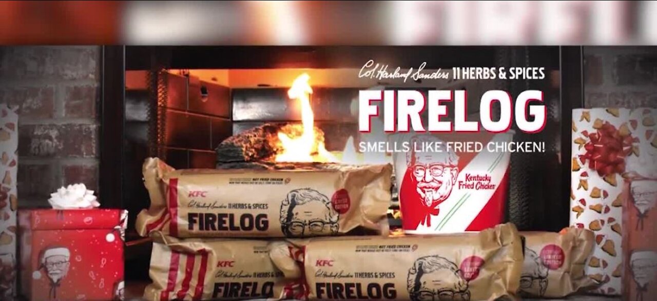 Walmart selling KFC fire logs again