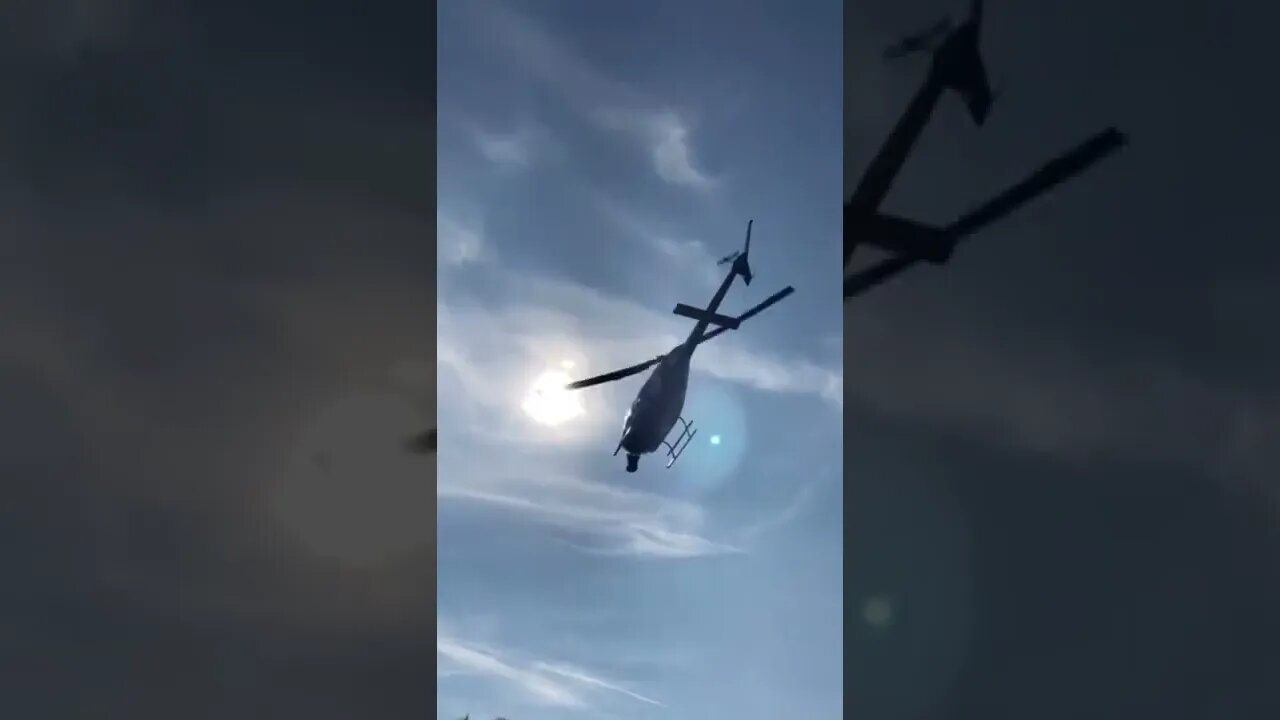 Watching the News Chopper Land! #shorts